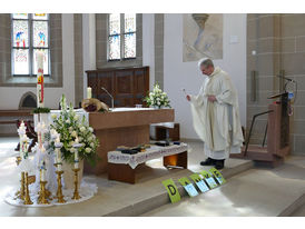 Dankgottesdienst der Kommunionkinder (Foto: Karl-Franz Thiede)